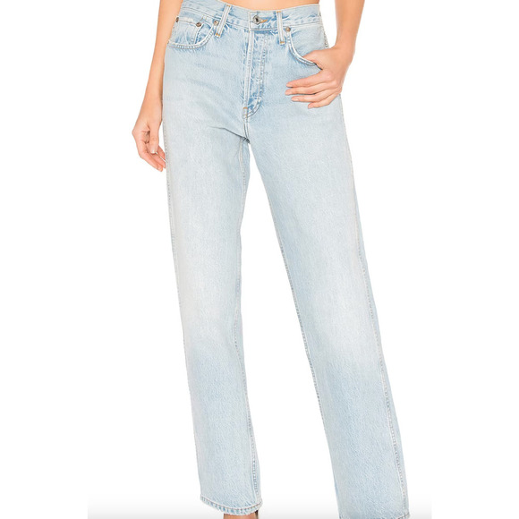 RE/DONE Originals Low Slung Rigid Jeans in Light 04 Sz 29 - Picture 1 of 15